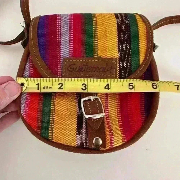 Handmade Crossbody Multicolor Purse With Adjustable Strap - Guatemala - Picture 11 of 13